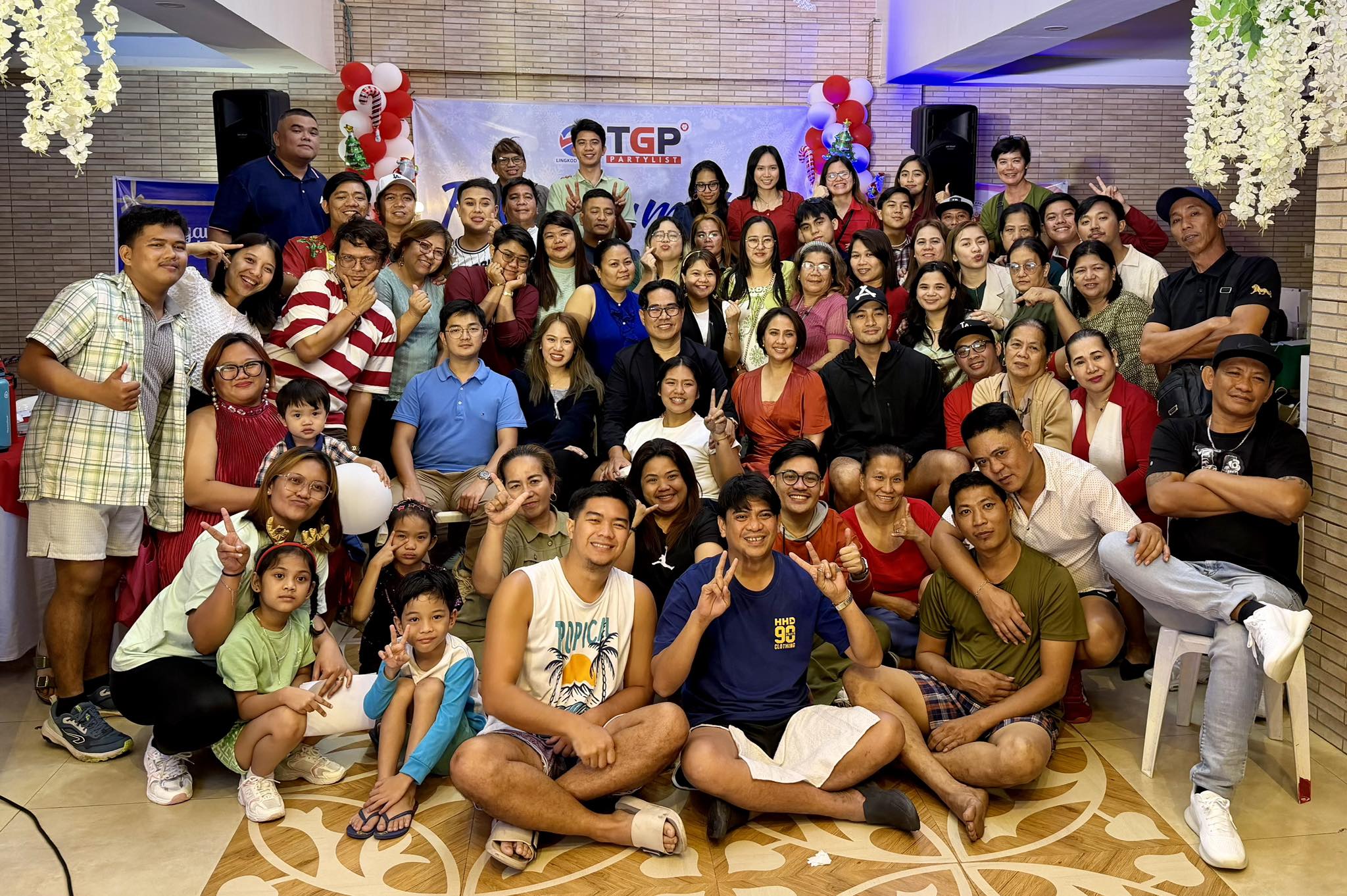 Community gathering with the Lingkod Bayan public-service team